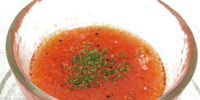 スイカ＆トマトの冷たいスープ